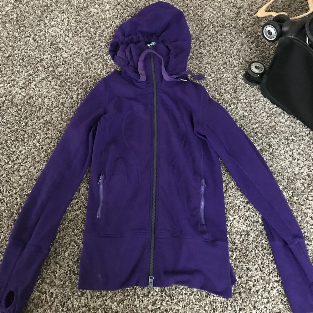 Lululemon stride purple jacket size 4