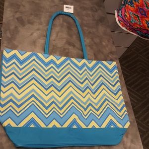 CANVAS BEACH BAG