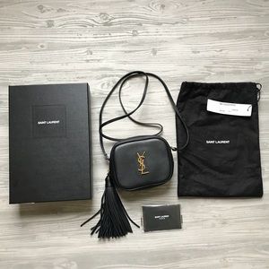 SOLD Saint Laurent Monogram Blogger Bag