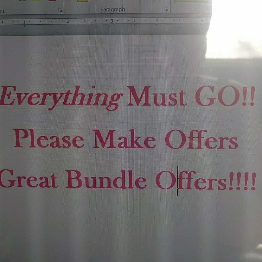 Cleaning closet out