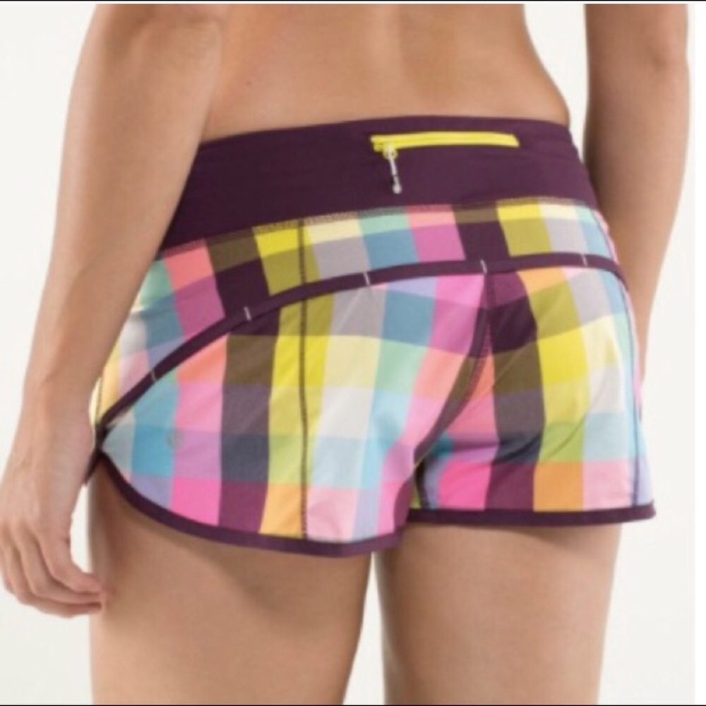 Lululemon size 6 speed shorts