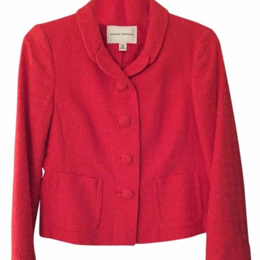 Red blazer