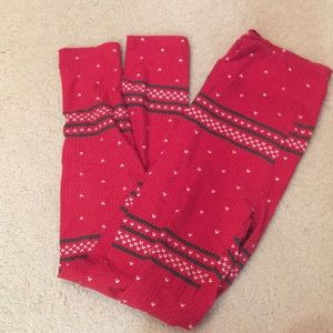 Lularoe Christmas leggings OS