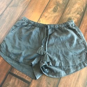 Aerie tassel string cotton shorts