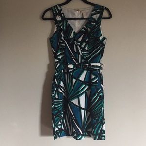 Banana Republic belted sheath dress