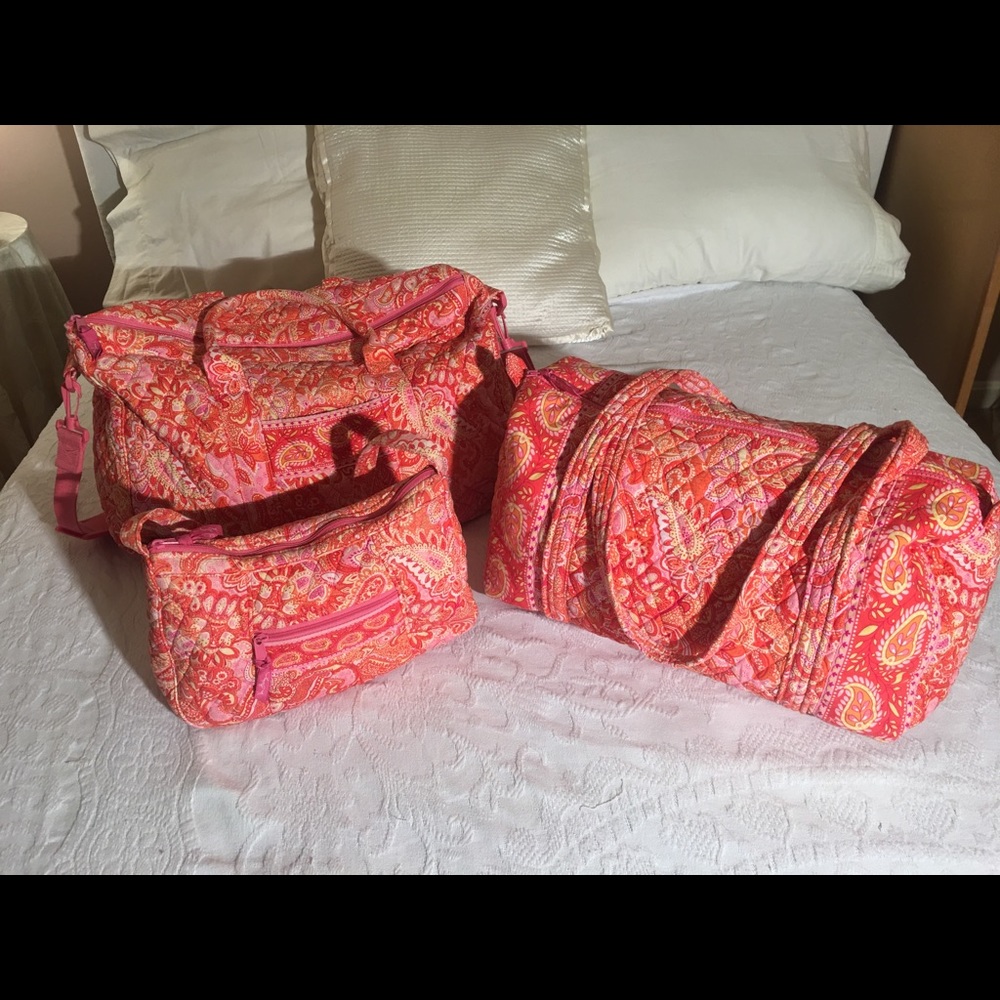 Vera Bradley Travel Set