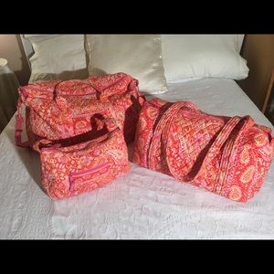 Vera Bradley Travel Set