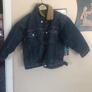 Boys lined jean jacket sz 6 Oshkosh bgosh