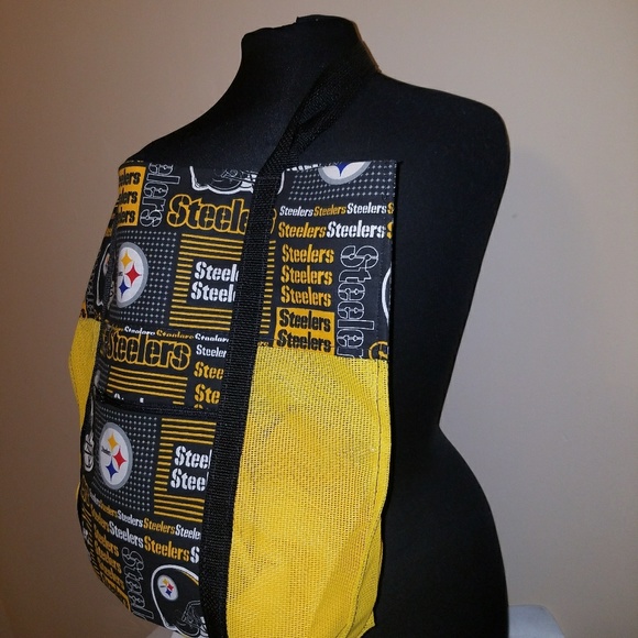 Yellow mesh tote bag - Picture 1 of 3