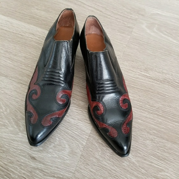 nine west western booties