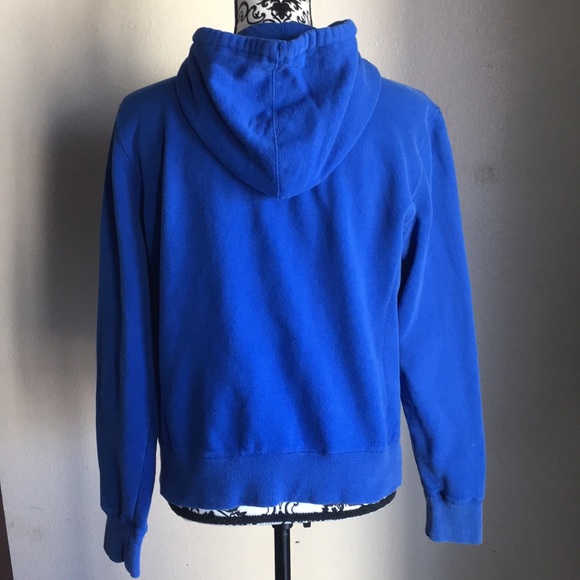 Unisex Sz M KU Jayhawks zip front hoodie EUC - Picture 2 of 3