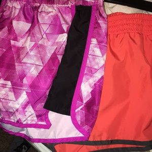 Two pairs of BCG (Academy brand) running shorts