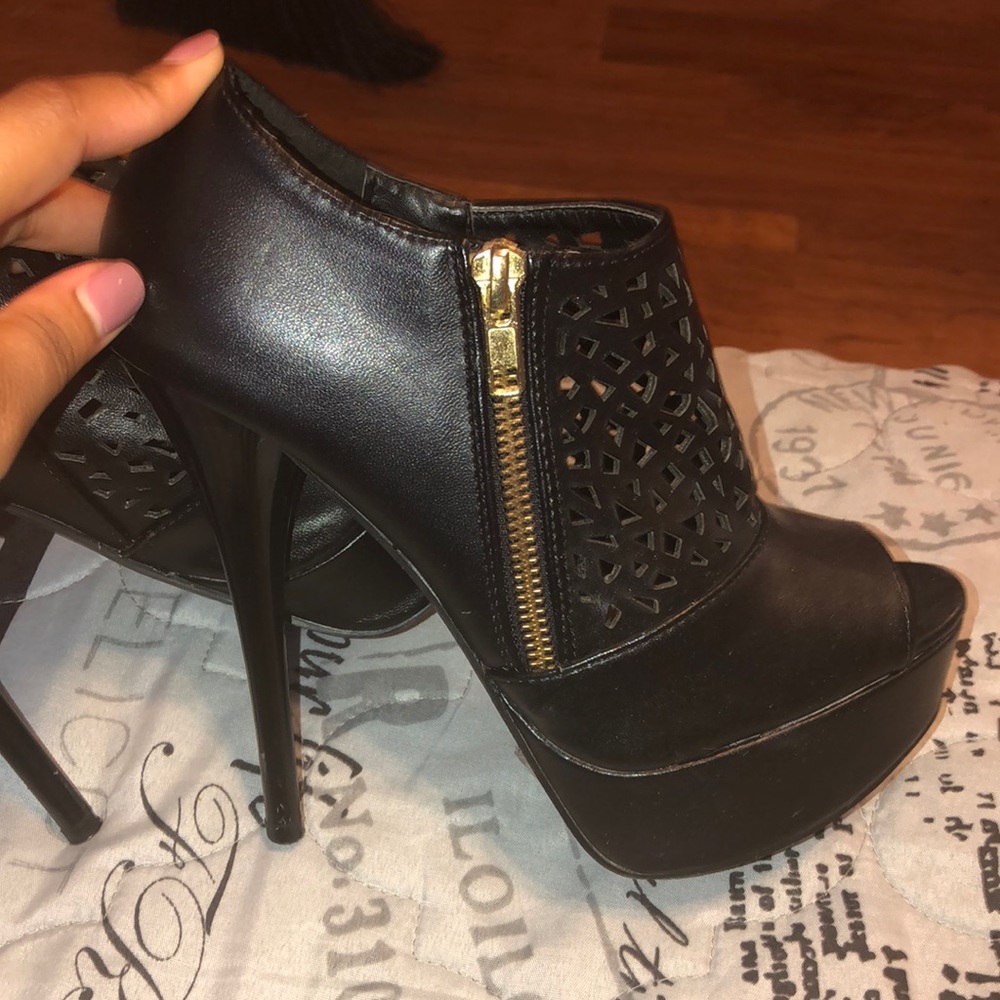 Black heels