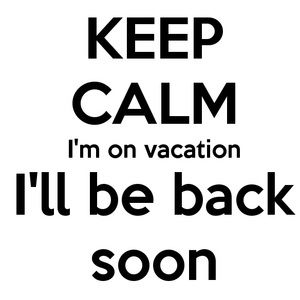 On vacation till 11/27/18