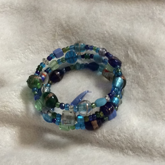 Glass beaded bracelet - Picture 3 of 3