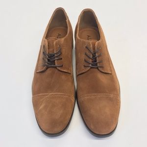 ALDO Men's Brown Suede sz. 9.5 Lace Up Dress Shoes