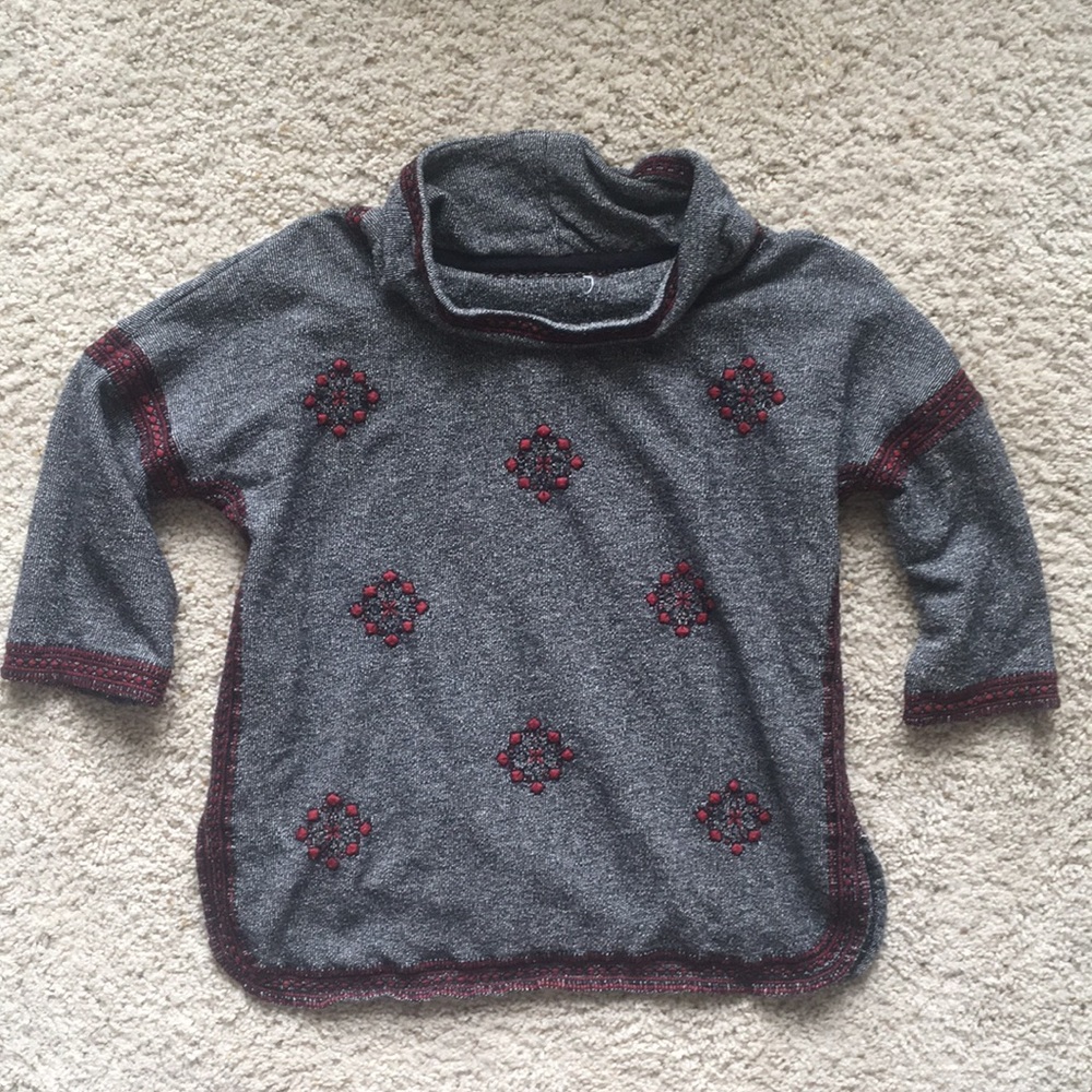 lucky brand cowl neck sweater