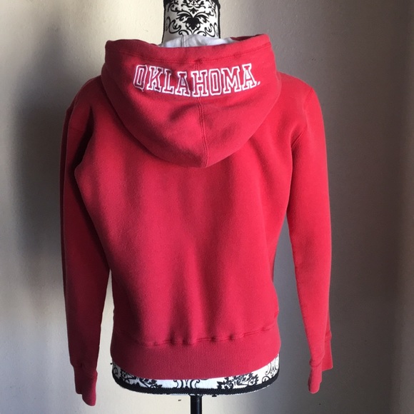 Ladies OU Sooners zip front hoodie Sz L very GUC - Picture 2 of 4