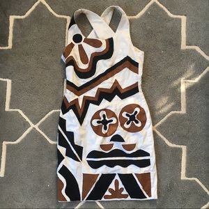 Funky Vintage Linen Express dress