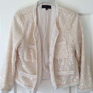 english rose sequin blazer