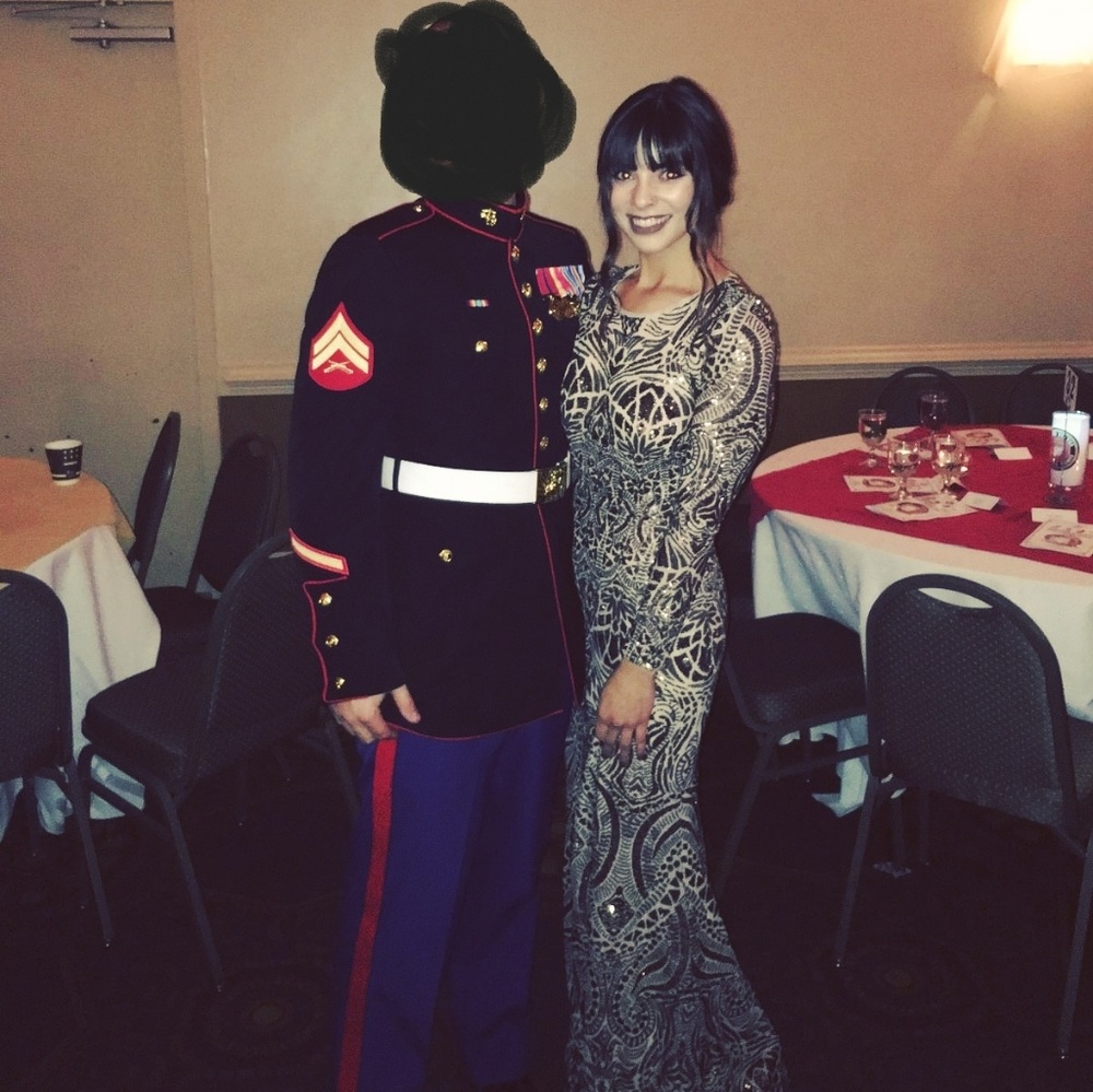 Floor length dress
