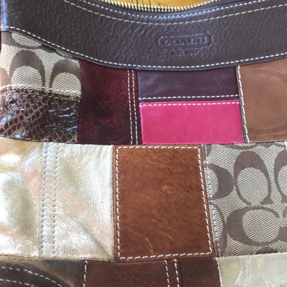 Coach patch work handbag - Picture 2 of 7