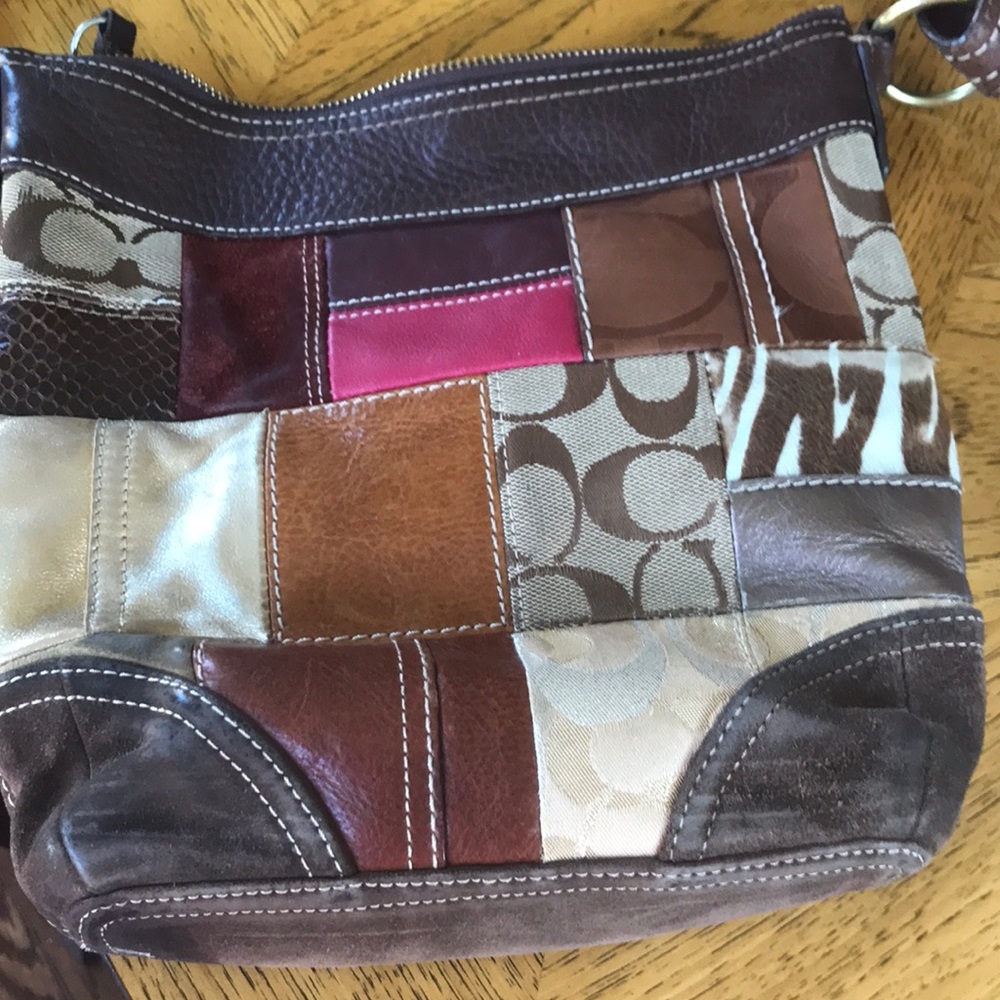 Coach patch work handbag - Picture 5 of 7