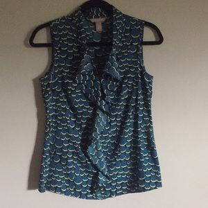 Banana Republic sleeveless blouse