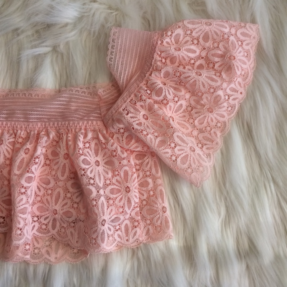 Victoria Secret Pink Lace Bralette / Crop Top - Picture 3 of 6