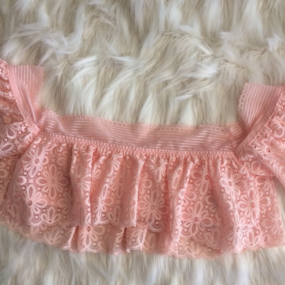 Victoria Secret Pink Lace Bralette / Crop Top - Picture 5 of 6