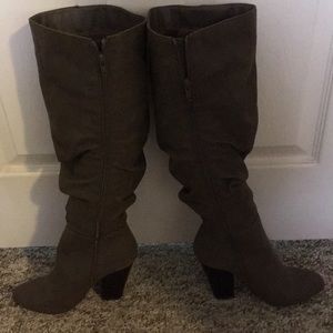 JUST FAB Dark Green Boots