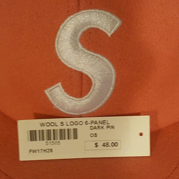 Supreme wool S logo hat