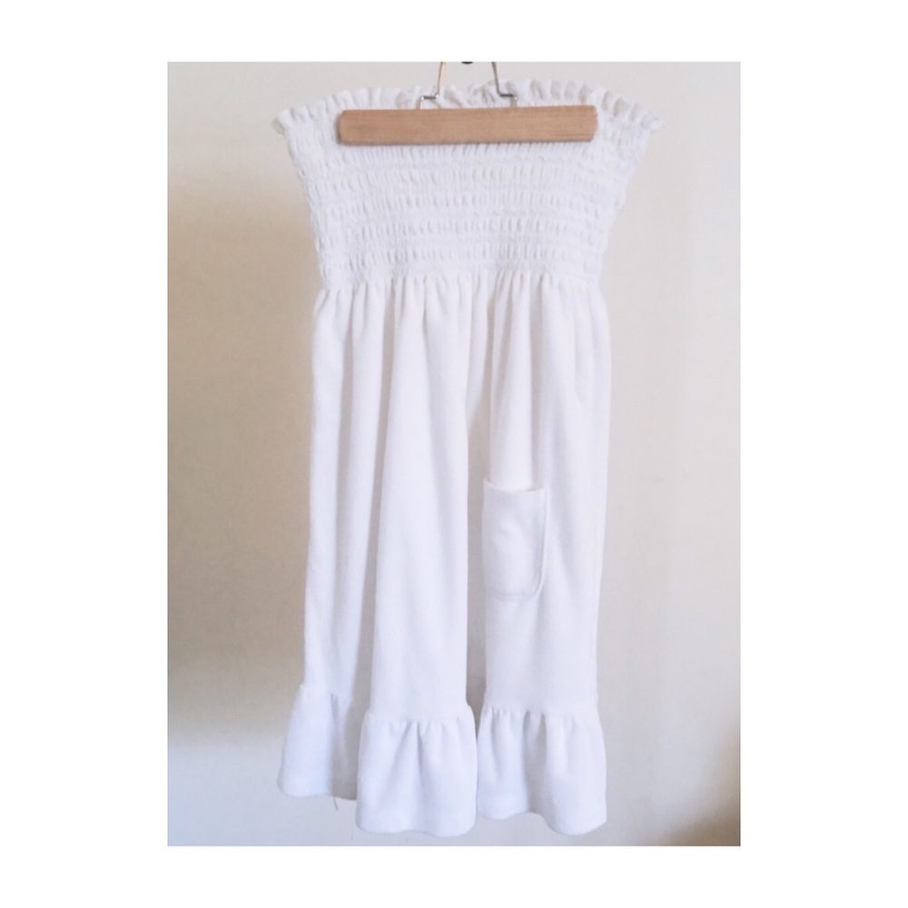 Gap Swim Strapless Terry Cloth Dress