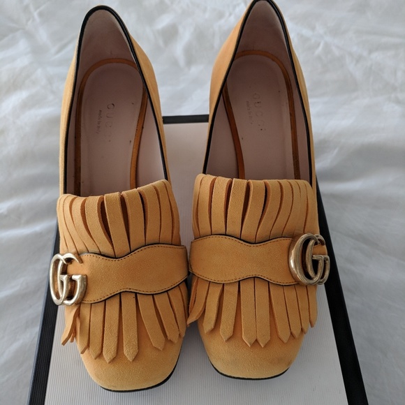 SOLD! Gucci Marmont Loafer Pumps - Picture 2 of 6