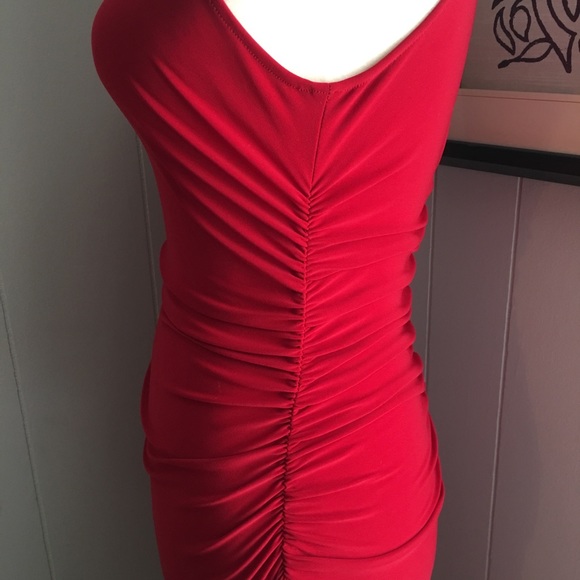 Norma Kamali Kouture Red Bodycon dress size 4 - Picture 4 of 4