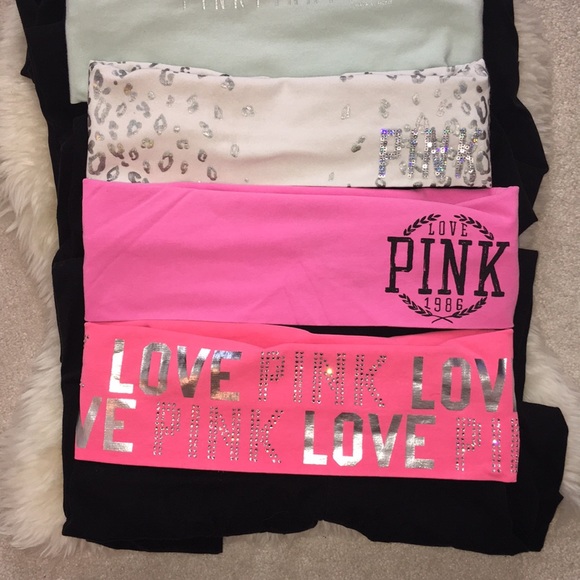 Eight (8) VS PINK Yoga Leggings - Picture 3 of 6