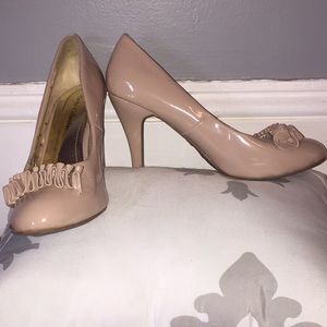 Nude high heels