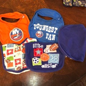 Sporty baby bibs!