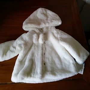 Gorgeous infant girl holiday coat