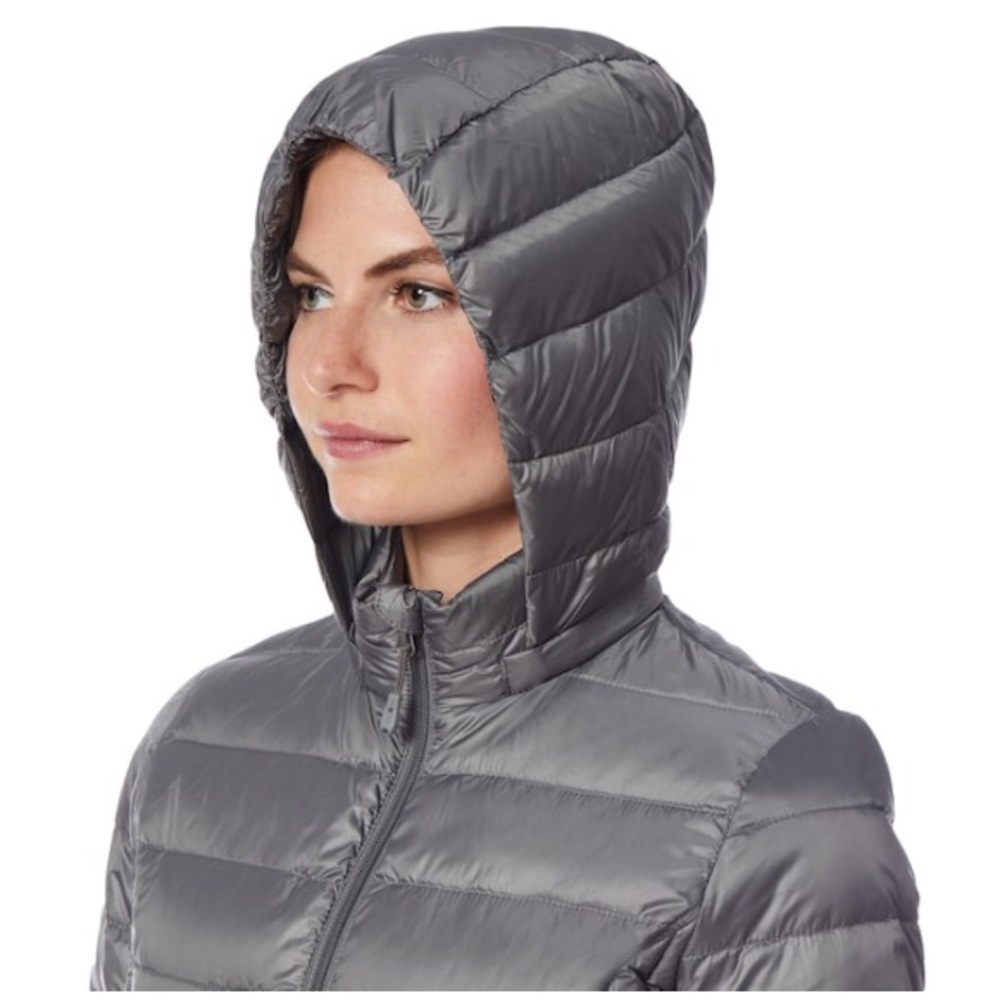 Heat Keep Down Puffer Hooded Jacket