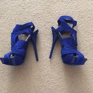 Blue heels