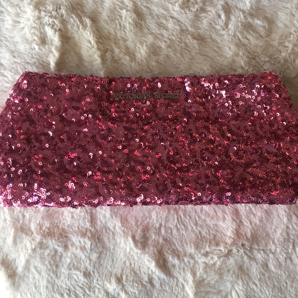 Victoria's Secret Pink Sequin Clutch
