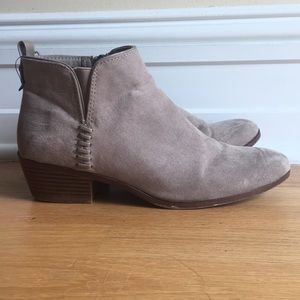 Barely worn light grey booties