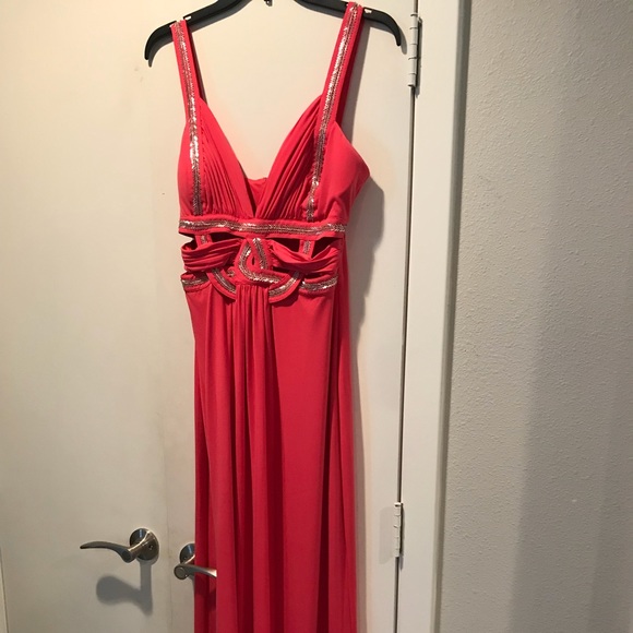 Guess Coral dress with silver sequence - Picture 1 of 6