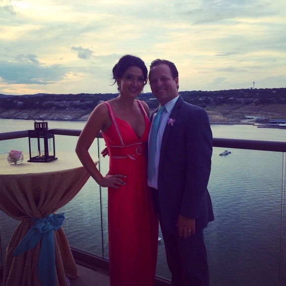 Guess Coral dress with silver sequence - Picture 2 of 6