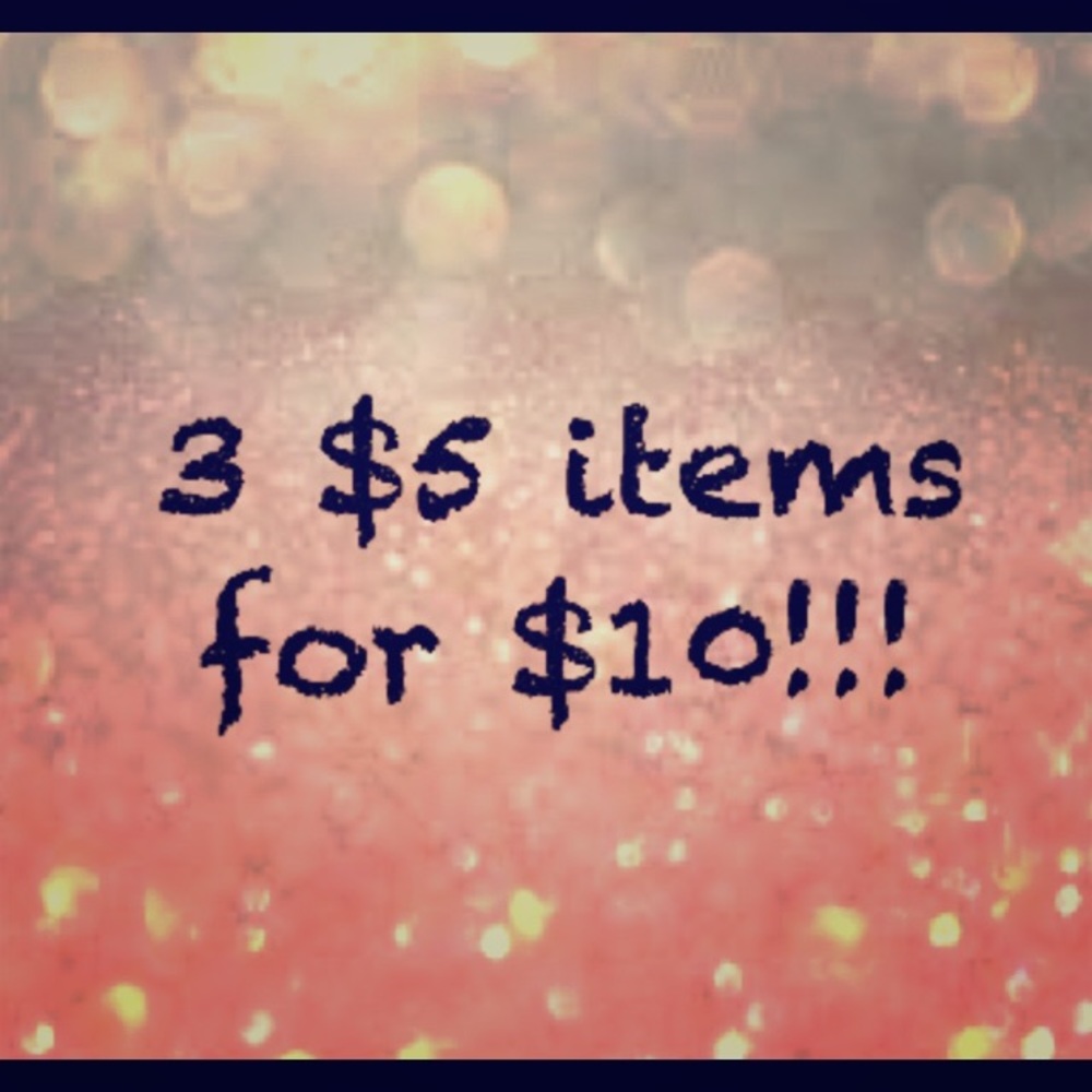 3 $5 Clearance Items for $10😊