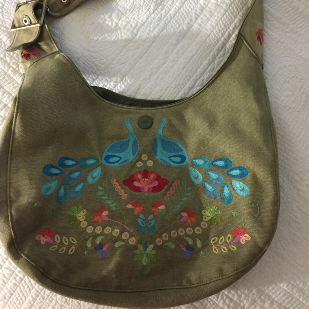 New Serena & Lily Peacock Gypsy Boho Tote Bag
