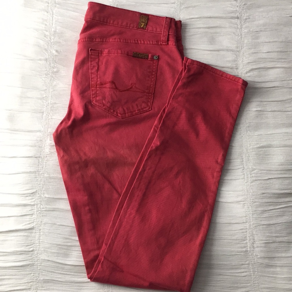 7 for All Mankind skinny leg jeans