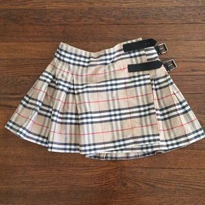Burberry girl skirt kilt 10 years