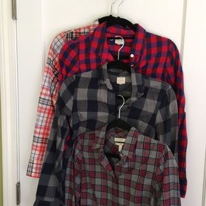Bundle of JCrew Flannels!